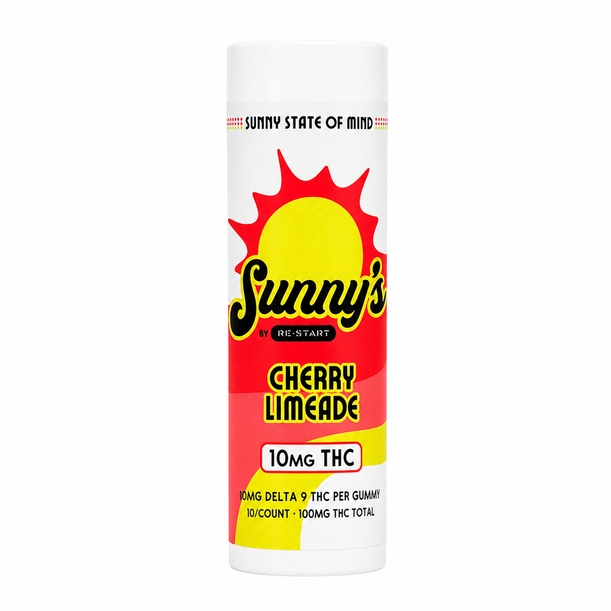 Sunny’s Delta 9 THC 10MG Gummies Cherry Limeade / 10-count
